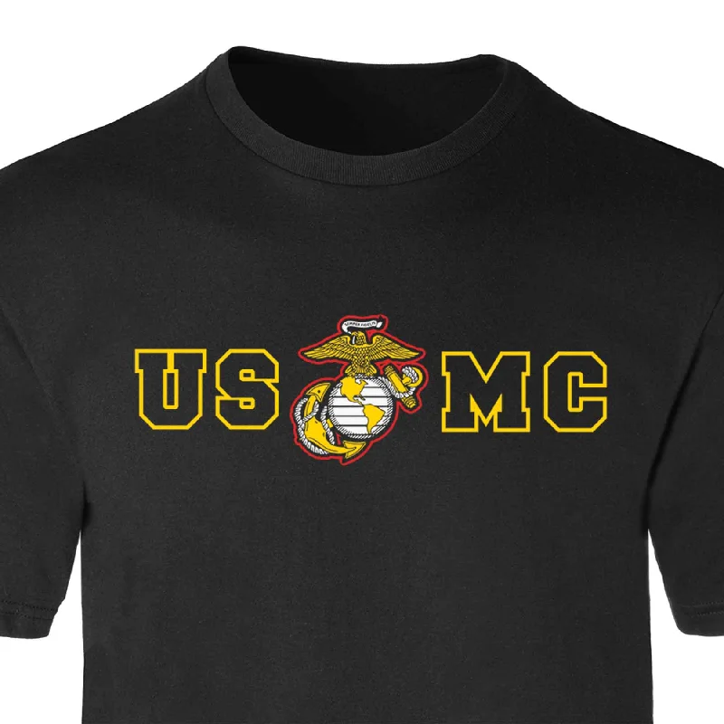 men's fashion t-shirts -USMC Collegiate T-shirt