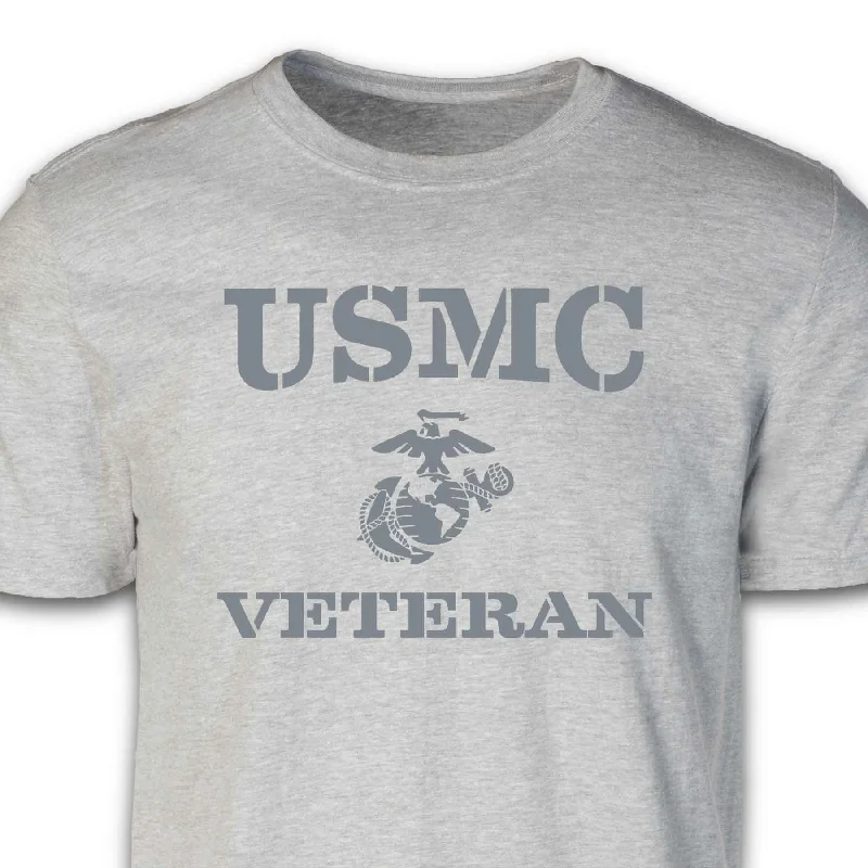 men's bold graphic tees -USMC Veteran T-shirt