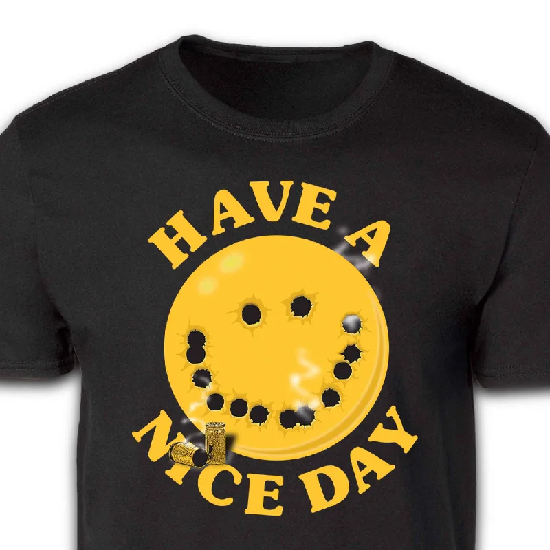 men's printed logo t-shirts -Have A Nice Day T-shirt