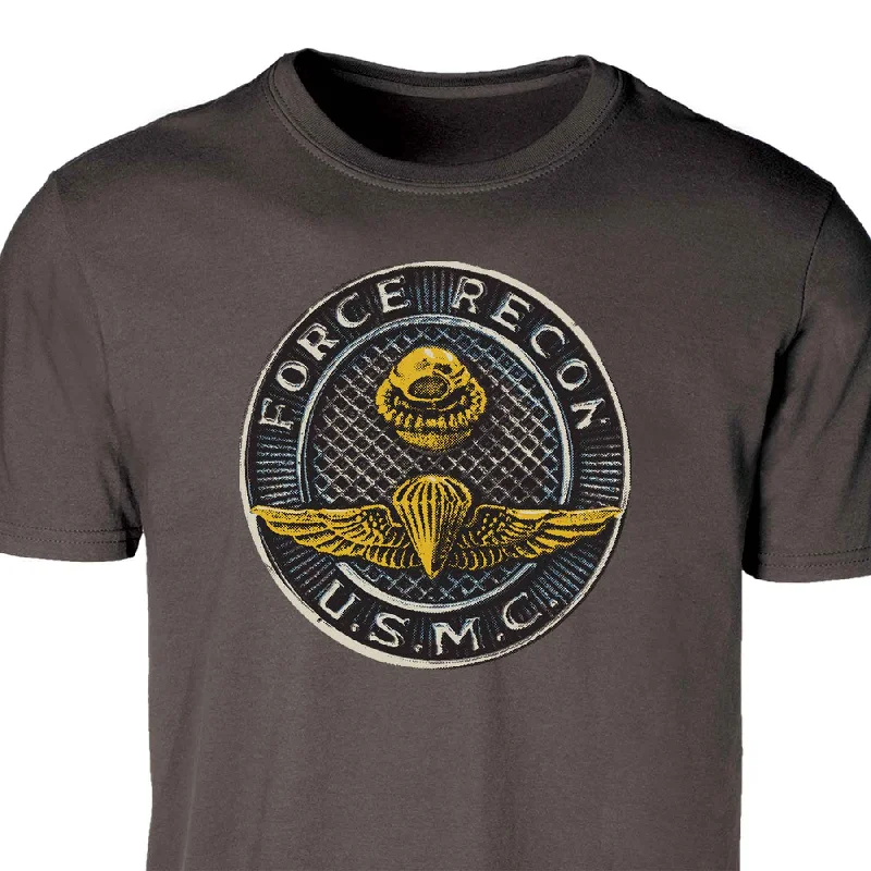 men's fashion casual t-shirts -USMC Force Recon T-shirt