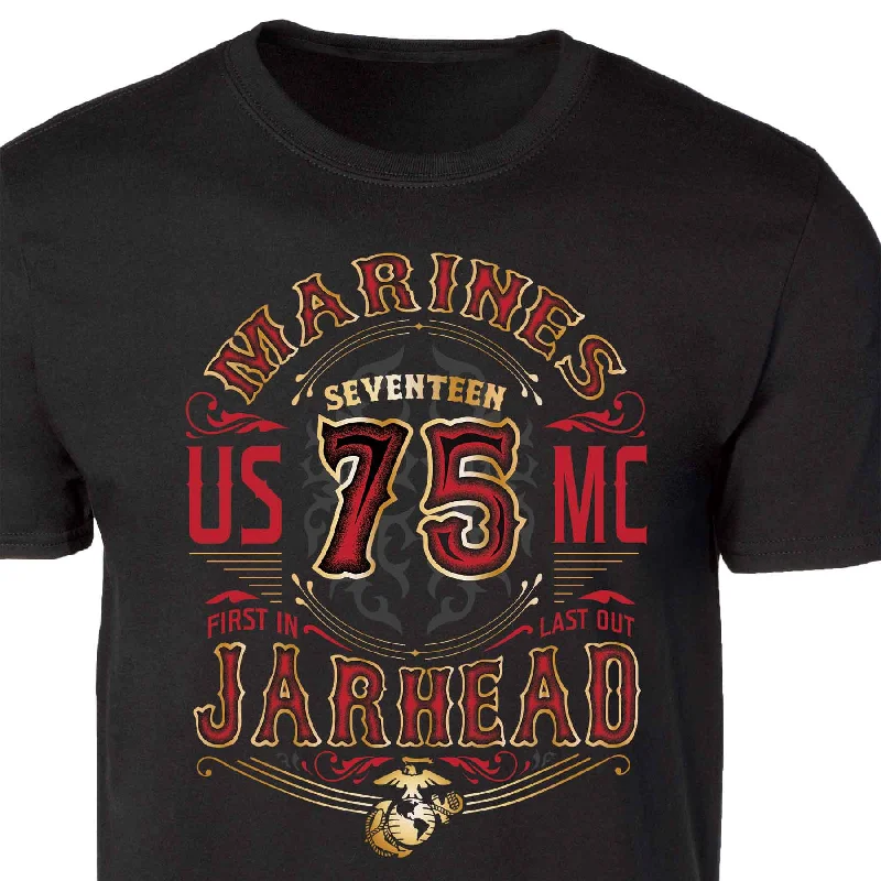 men's athletic fit t-shirts -Western Jarhead Full Front T-shirt