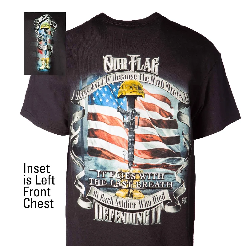 men's stylish printed tees -Our Flag Patriotic T-shirt