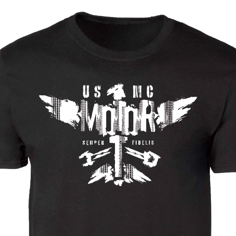 men's t-shirts for summer -USMC Motor-T Eagle T-shirt