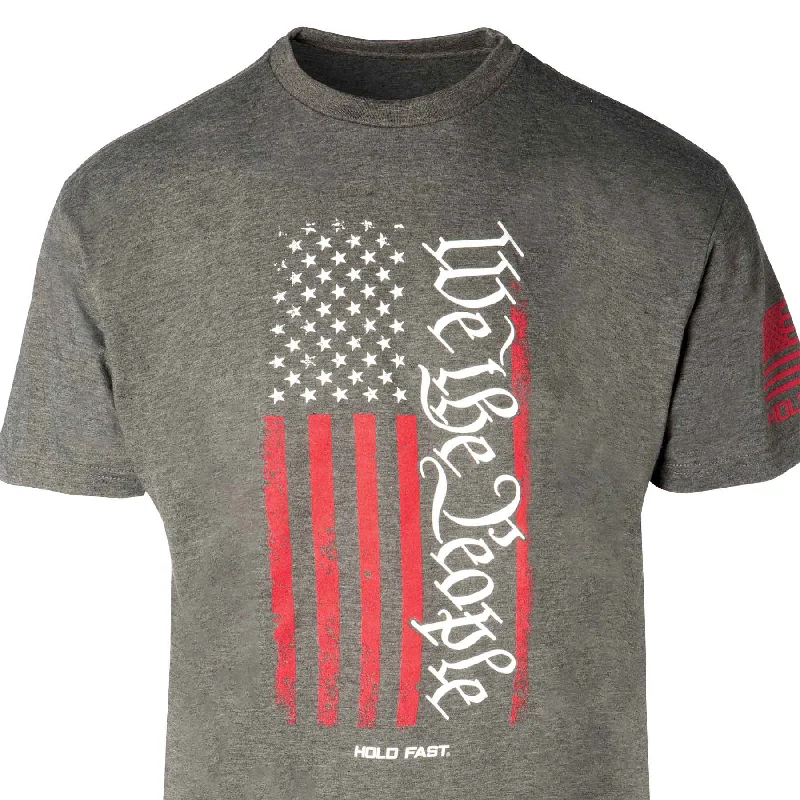 graphic design t-shirts for men -We The People Flag T-shirt