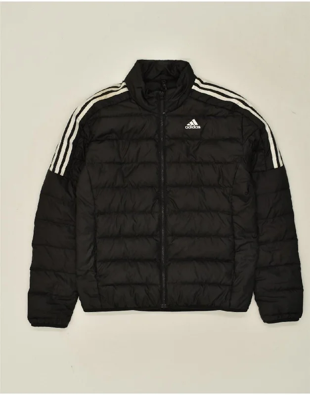 men's breathable jackets -ADIDAS Mens Padded Jacket UK 38 Medium Black Polyester