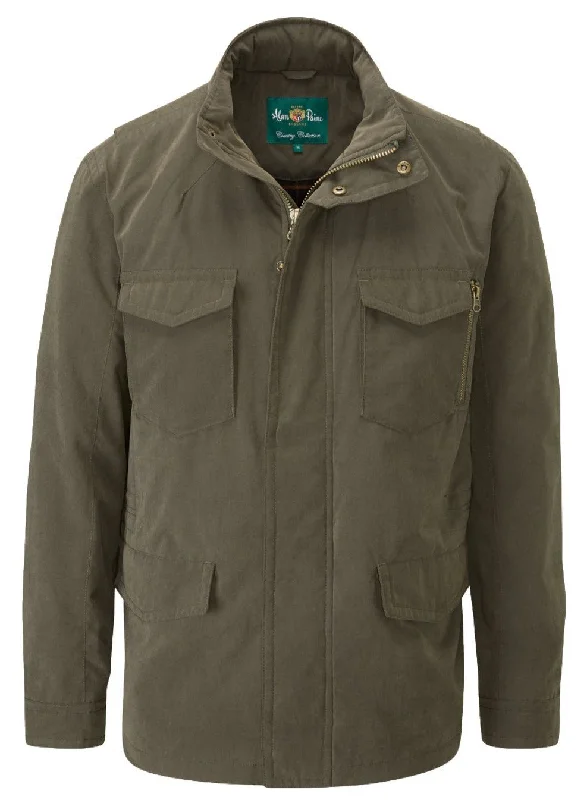 men's fleece-lined zip-up jackets -Alan Paine Waterproof Milwood Jacket