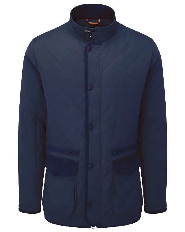 men's army-style jackets -Alan Paine Surrey Mens Quilted Jacket