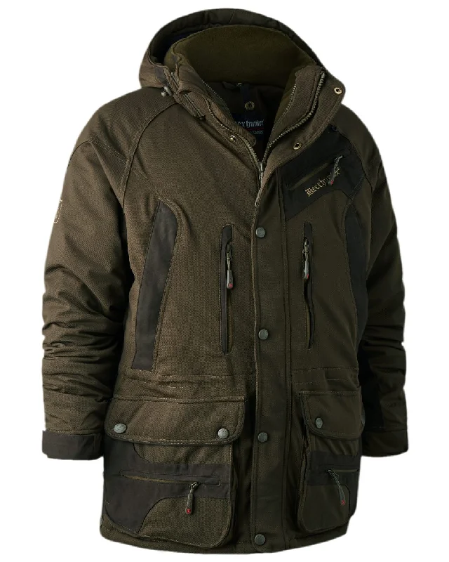 men's fleece-lined jackets -Deerhunter Muflon Jacket - Long