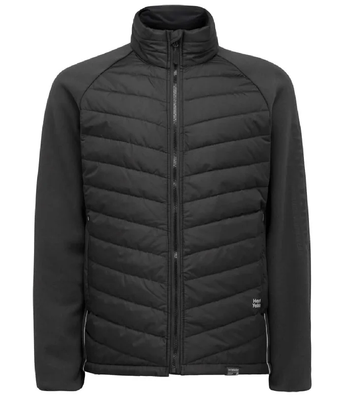 men's double-breasted jackets -Hard Yakka Apex Hybrid Jacket