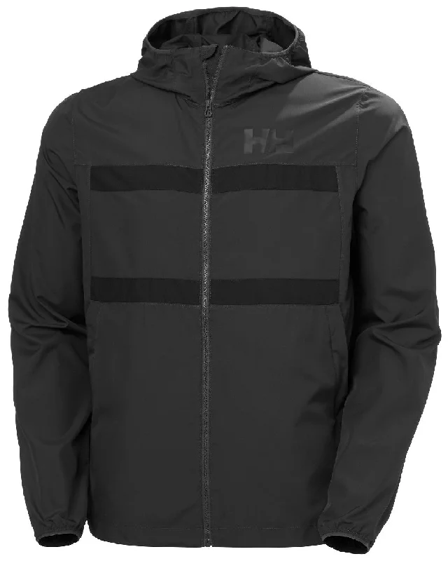 men's army-style jackets -Helly Hansen Mens Salt Striped Windbreaker Jacket