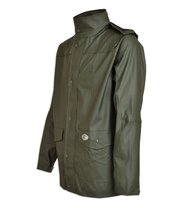 men's stylish jackets -Percussion Impersoft Hunting Jacket with Game Bag