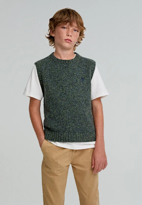 casual vests for men -SAMU VEST TRICOT KIDS