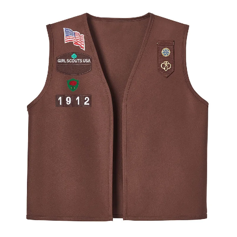 men's fitted vest jackets -Official Brownie Vest - Plus