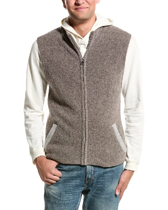 versatile vests for men -Kier + J Wool-Blend Vest