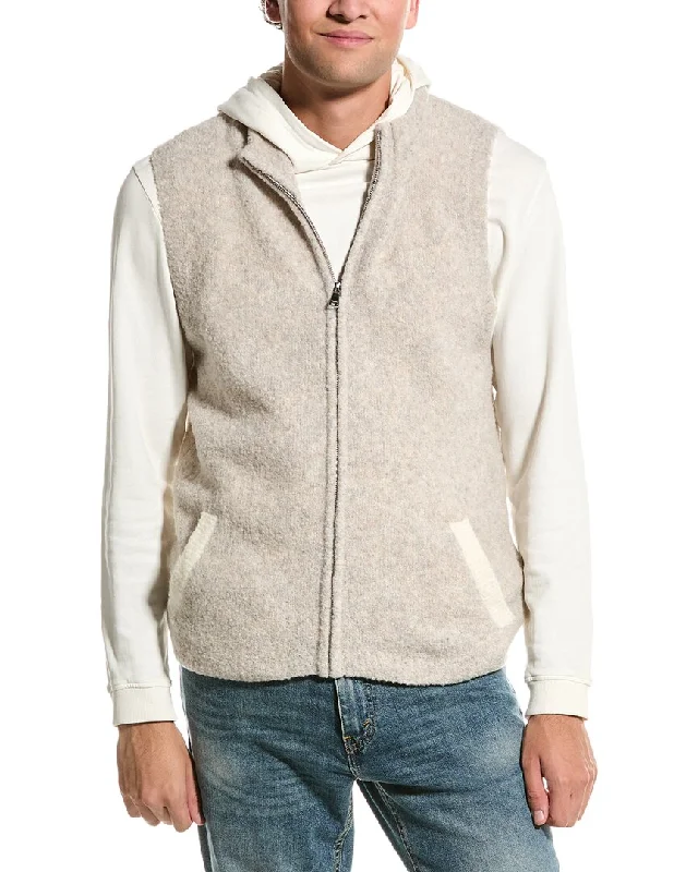 men's vest with pockets -Kier + J Wool-Blend Vest