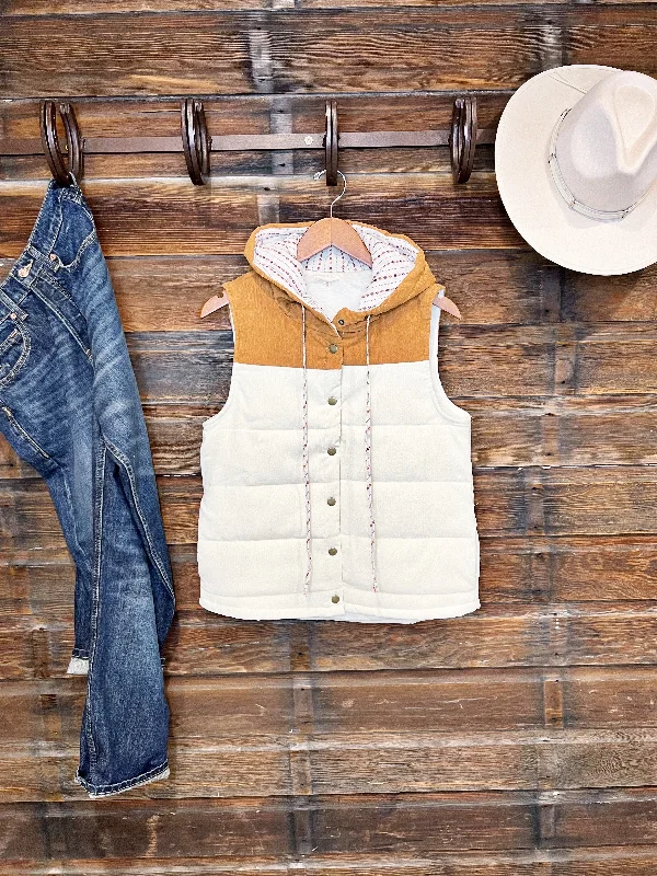 men's stylish vest jackets -The Oklahoma Hooded Vest