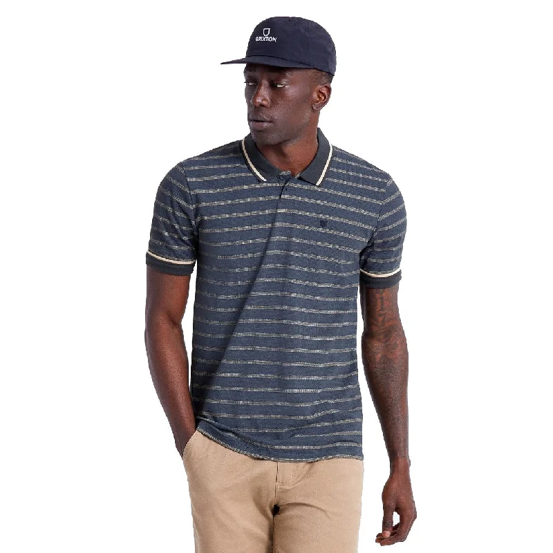 men's designer polo shirts -Brixton Proper Polo Shirt