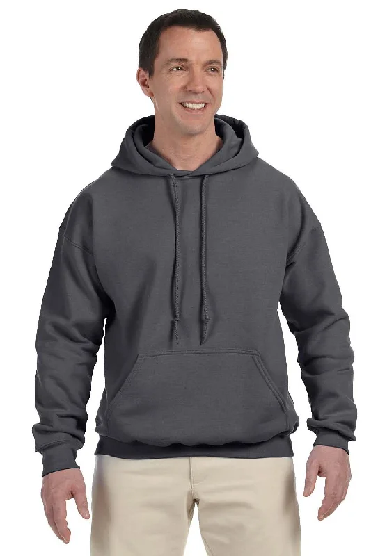 eco-friendly hoodies for men -Gildan Mens DryBlend Moisture Wicking Hooded Sweatshirt Hoodie w/ Pouch Pocket - Charcoal Grey