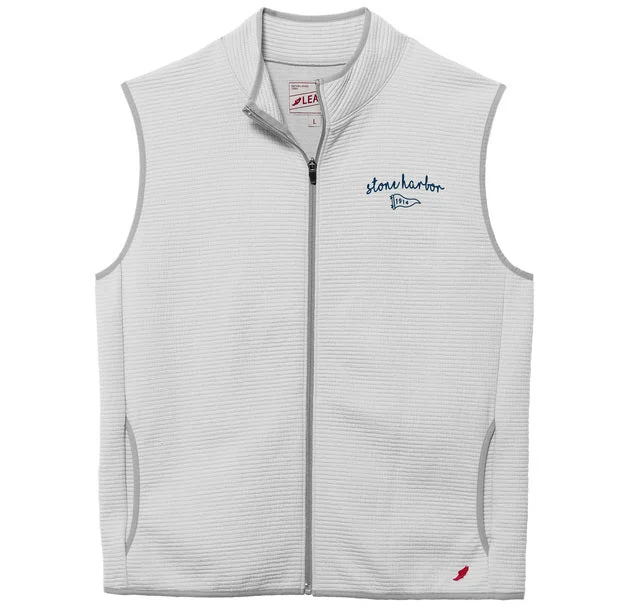 casual waistcoats for layering -Men's Stone Harbor Summit Vest - Modern Gray