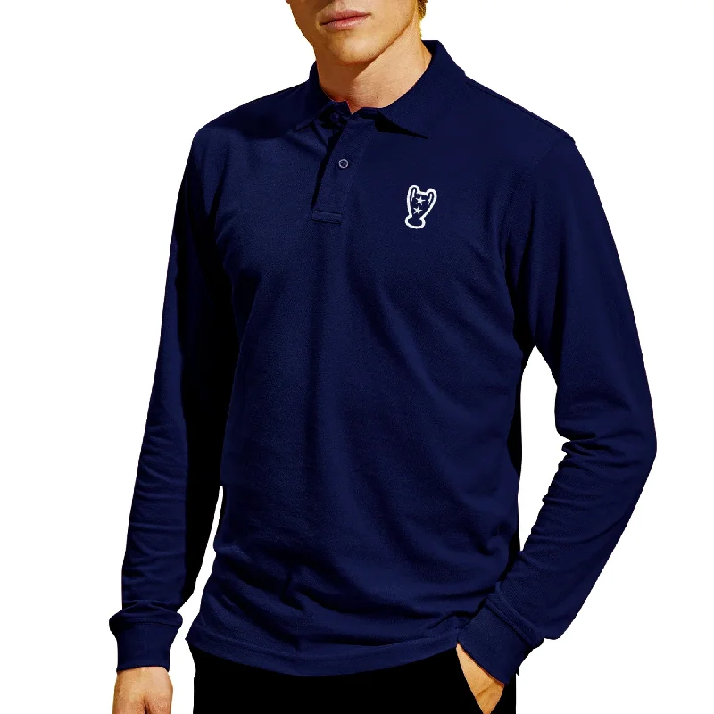 men's polo shirts for golf tournaments -Chelsea Long Sleeve Polo Shirt