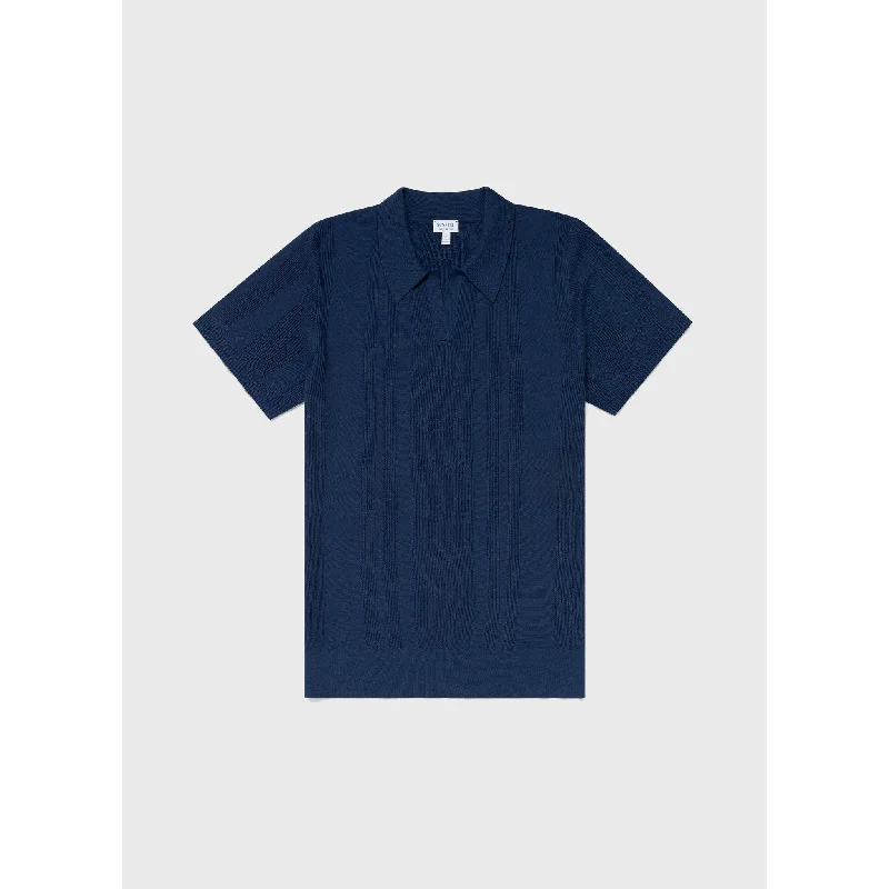 modern fit polo shirts for men -Rib Knit Polo Shirt | Men | Coast