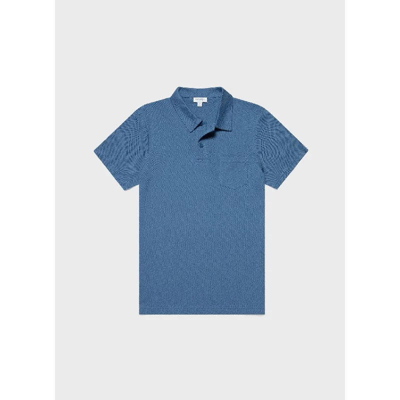 men's long sleeve pique polo shirts -Riviera Polo Shirt | Men | Bluestone