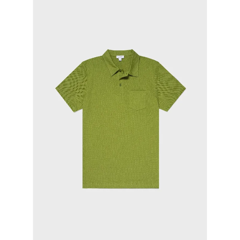 men's sports polo shirts for men -Riviera Polo Shirt | Men | Country Green